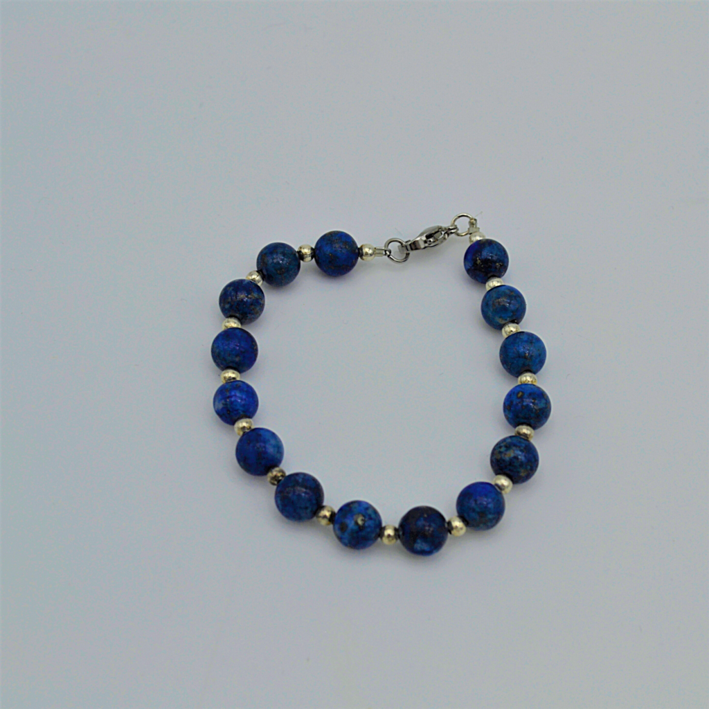 Fantaisie- Bracelet-Lapis lazuli les bijoux de mel artisan bijoutier joaillier création sur mesure
